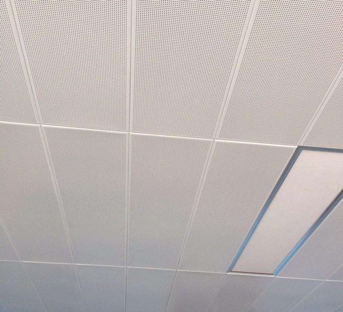 穿孔铝扣板吊顶装饰效果图